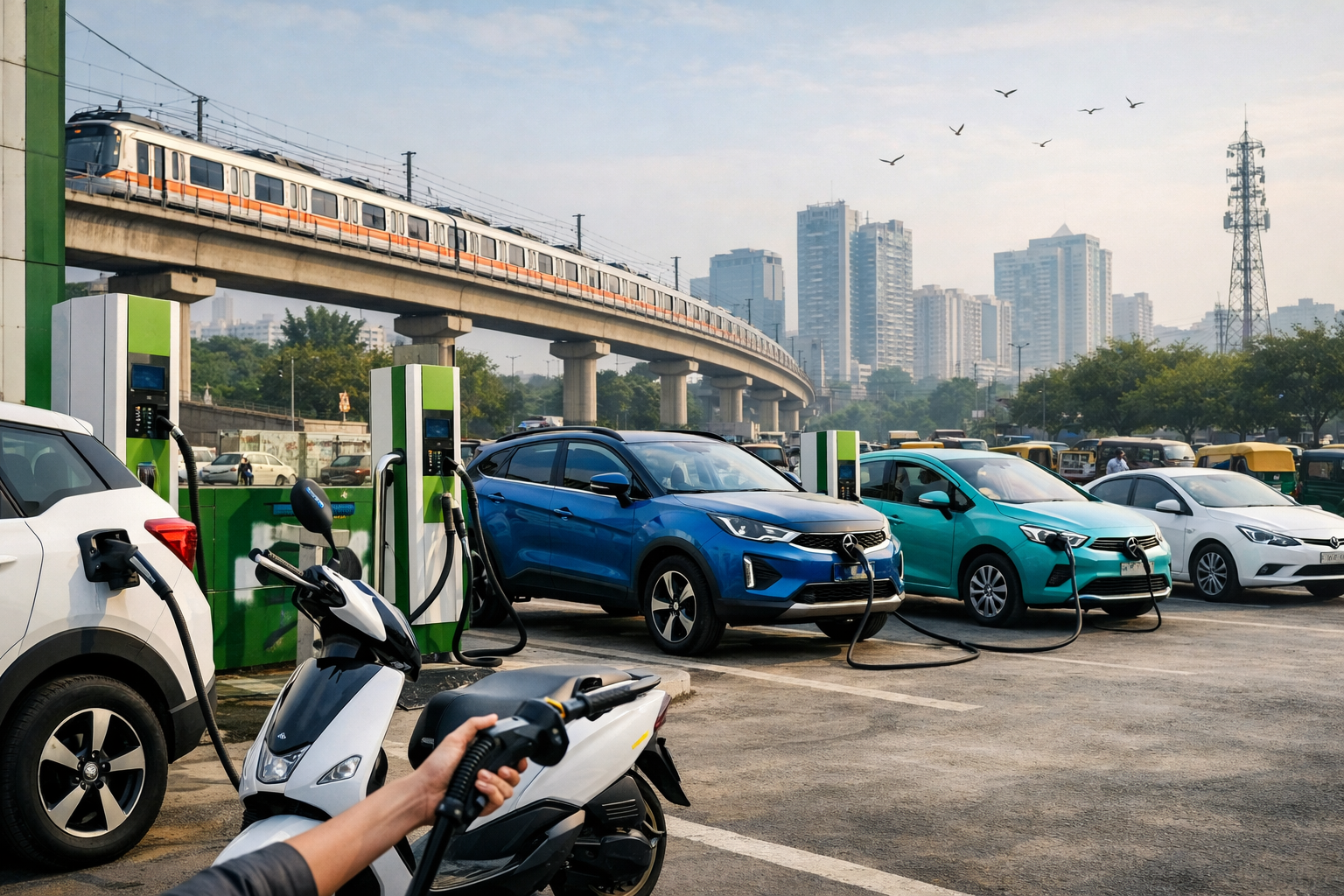 भारत में इलेक्ट्रिक वाहनों की बढ़ती मांग