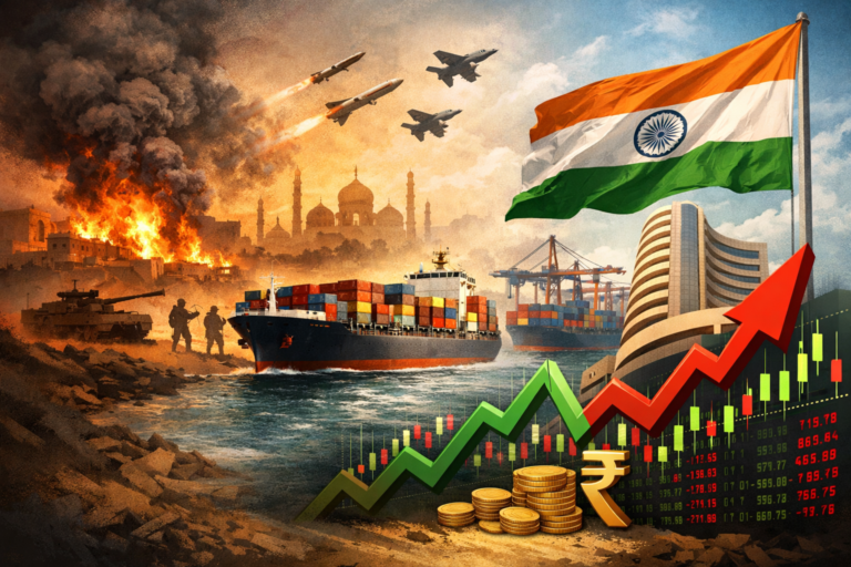 मिडिल ईस्ट संकट से भारतीय व्यापार पर असर, बाजार में उतार-चढ़ाव तेज