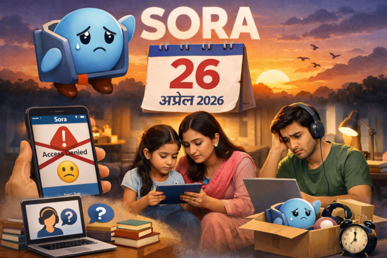 Sora एप्लिकेशन 26 अप्रैल 2026 को बंद होगा: यूज़र्स के लिए पूरी जानकारी