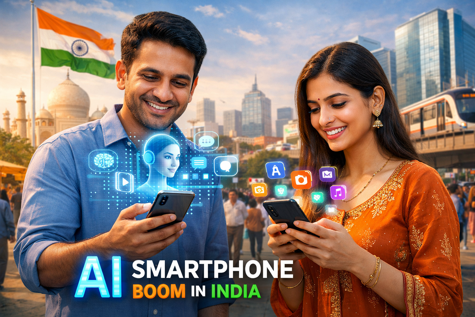 भारत में AI स्मार्टफोन का ट्रेंड तेजी से बढ़ा
