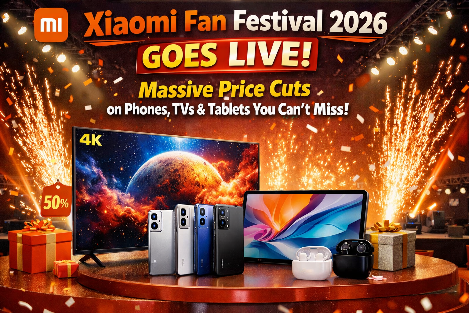 Xiaomi Fan Festival 2026 Goes LIVE: Massive Price Cuts on Phones, TVs & Tablets You Can’t Miss